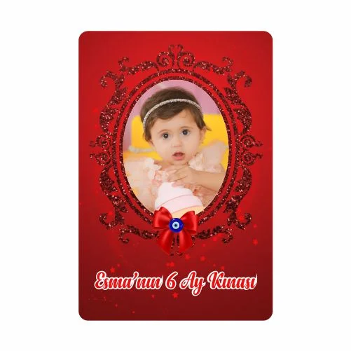 6 Ay Kınası Temalı Magnet